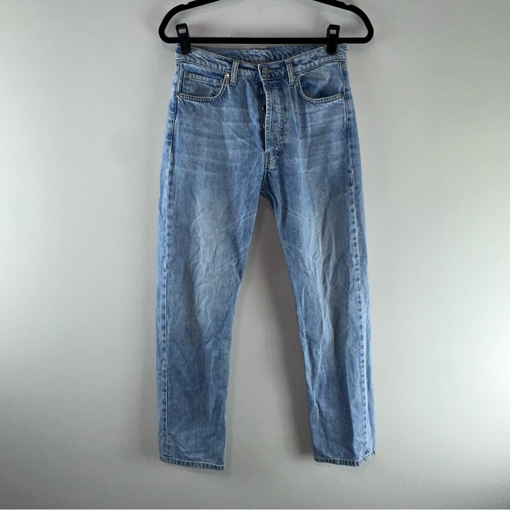 Djerf Avenue Relaxed Women High Rise Blue Wash Jeans Size 26